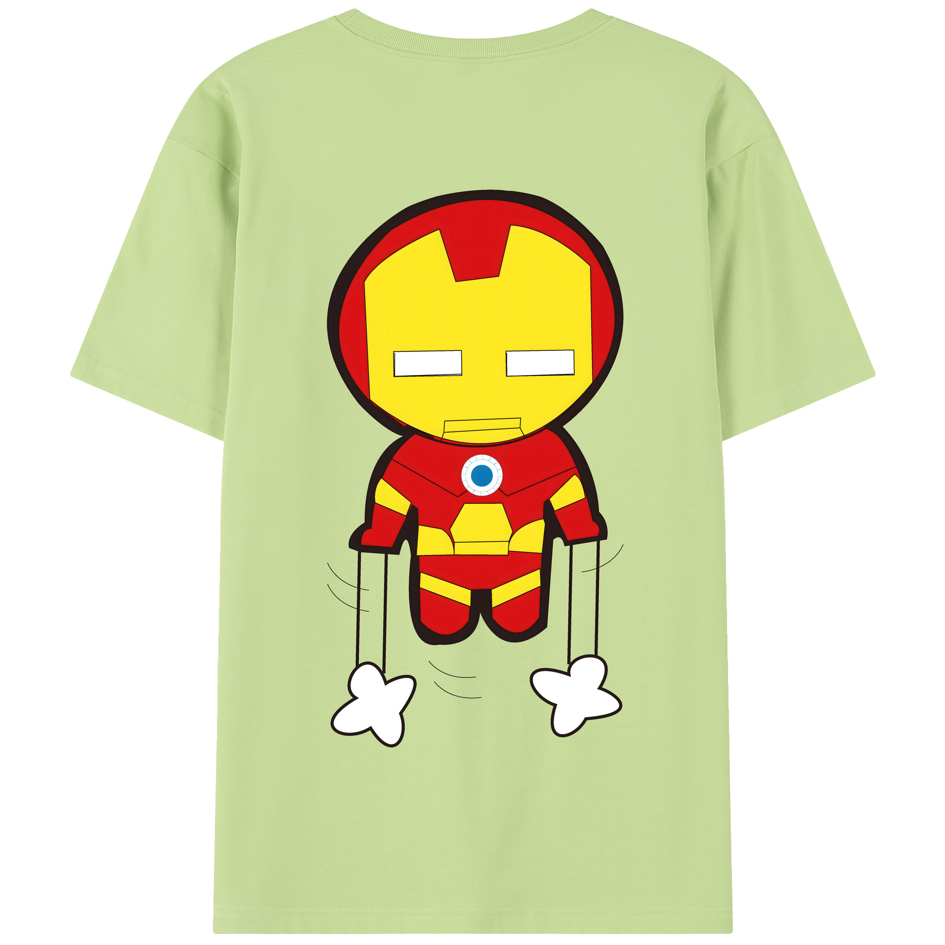 （画像用） アベンジャーズ The Avengers 綿100％半袖Tシャツ（背面プリント）